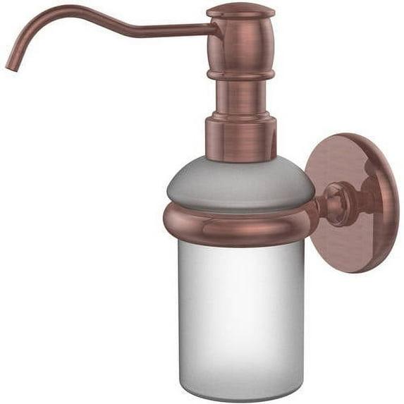 Wall Mounted Soap Dispenser - Antique Copper