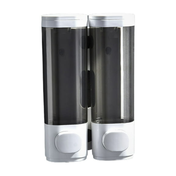 Wall Mounted Soap Dispenser Manual Press Shampoo Dispenser Bottle Bathroom Liquid Containers Punch-free