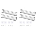 thumbnail image 1 of Wall Mounted Spice Bottle Storage Rack Set Punch Free Metal Seasoning Holder for Home Kitchen Salt Sugar Pepper Jar, 1 of 9