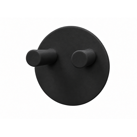 Wall-Mounted Sponge Holder Compatible with Scrub Daddy, Black, 1-Pack