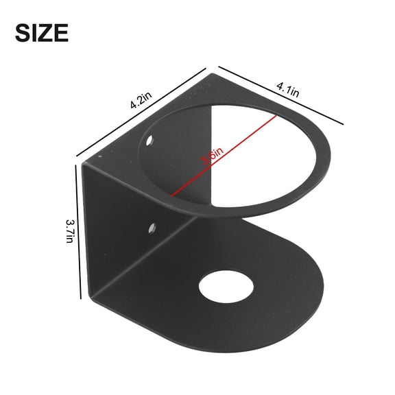 Wall Mounted Spray Bottle Holder Heavy Duty Metal Storage Rack Organizer