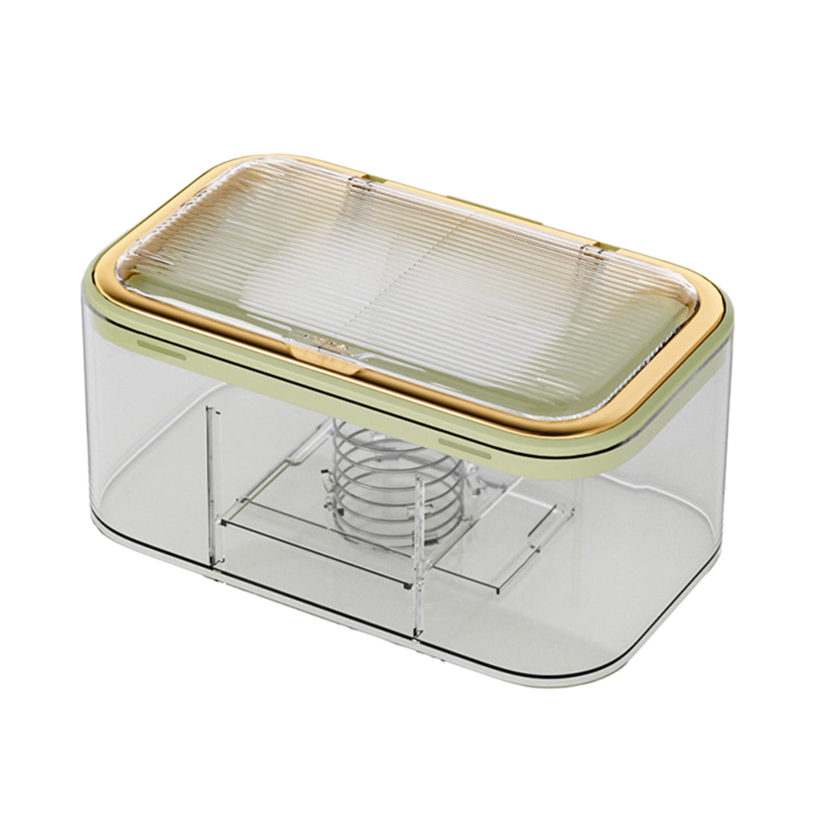Wall Mounted Spring-Loaded Tissue and Mask Storage Box | Automatic Lid ...
