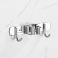 thumbnail image 1 of Wall Mounted Stainless Steel Mop and Broom Holder, Heavy Duty Organizer Rack for Garage and Washroom, 1 of 7