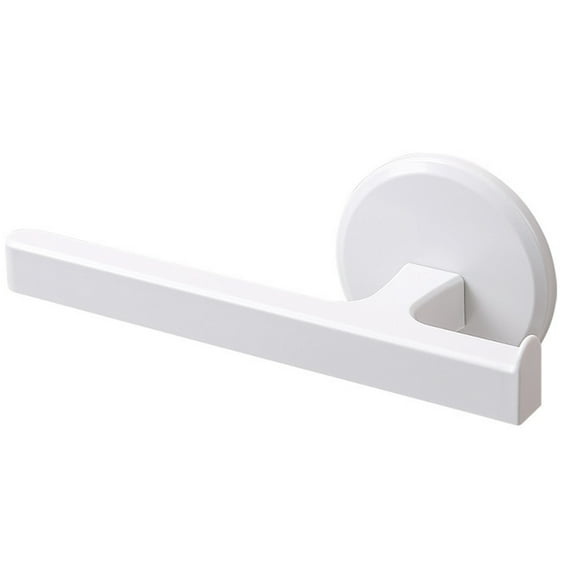 Wall Mounted Stainless Steel Self Adhesive Hand Towel Holder, Rustproof Stick On Wall-Towel Rack For Bathroom/Kitchen - white