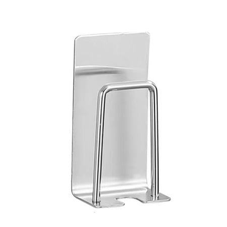 Wall Mounted Stainless Steel Toothbrush Holder Bathroom Self Adhesive Toothbrush Organizer