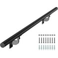 thumbnail image 1 of Wall Mounted Stair Handrail, 10ft Pipe Staircase Handrail, Black Galvanized Aluminum, 1.26 inch Pipe Diameter, Indoor&Outdoor Staircase Railing,Industrial Hand Rail for Steps,Security Baluster, 1 of 6