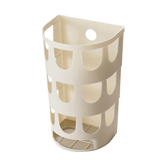 Wall Mounted Storage Basket with No Drilling Needed, Space-Saving Hollow Design for Kitchen, Bathroom, Office, and Home Organization, Easy to Clean, Versatile Clutter Storage Solution