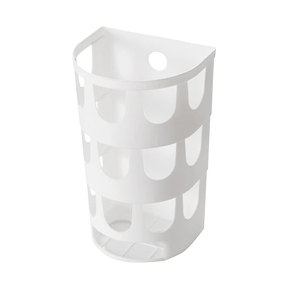 Wall Mounted Storage Basket with No Drilling Needed, Space-Saving Hollow Design for Kitchen, Bathroom, Office, and Home Organization, Easy to Clean, Versatile Clutter Storage Solution
