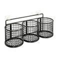 thumbnail image 1 of Wall Mounted Storage Basket, No-Drill Wire Hanging Basket Space Saving for Kitchen Bathroom Pantry, 1 of 7
