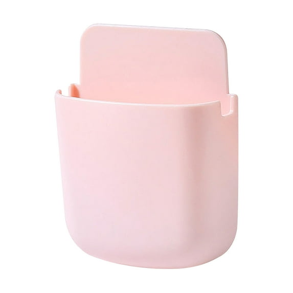 Wall-Mounted Storage Box Space-Saving Wall Organizer for Phone Remote Small Items Creative Hanging Storage Easy Install No Electricity Needed