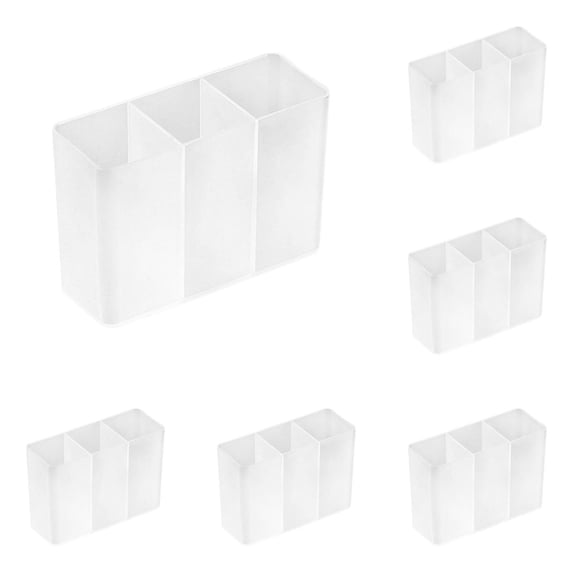 Wall Mounted Storage Organizer For Home Bathroom Compartment Hanging Shelf With Backing Space Saving Wall Mounted Holder For Makeup Brushes Lipstick