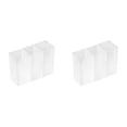 thumbnail image 1 of Wall Mounted Storage Organizer For Home Bathroom Compartment Hanging Shelf With Backing Space Saving Wall Mounted Holder For Makeup Brushes Lipstick, 1 of 9