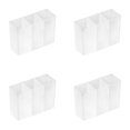 thumbnail image 1 of Wall Mounted Storage Organizer For Home Bathroom Compartment Hanging Shelf With Backing Space Saving Wall Mounted Holder For Makeup Brushes Lipstick, 1 of 9