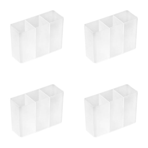 Wall Mounted Storage Organizer For Home Bathroom Compartment Hanging Shelf With Backing Space Saving Wall Mounted Holder For Makeup Brushes Lipstick
