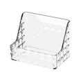 thumbnail image 1 of Wall Mounted Storage Organizer with Sticker, Makeup Storage Box, Desktop Makeup Organizer for Office, Bedroom, Bathroom, Pantry, Cabinet Clear, 1 of 8