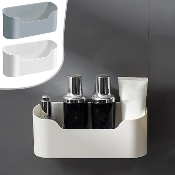 Wall Mounted Storage Shelf, Kitchen Cabinet Door Organizer, Hanging Refrigerator Side Rack, for Cling Film and Foil Storage, Spice Jars, Utensil Holders, Gray, 1-set (storage Rack, Wall Mount Plate)