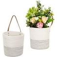 thumbnail image 1 of Wall Mounted Storage Storage Hanging Baskets Hanging Flower Pots Woven Plant Baskets Indoor Flower Pots Plant Hangers Modern Storage Organizers Cloth, Multi-Color One Size, 1 of 8