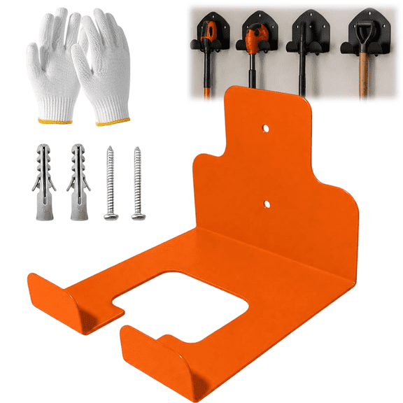 Wall-Mounted String Trimmer Hanger, Heavy Duty Weed Eater Organizer, Space Saving Garage Wall Storage Rack For Garden Tools Lawn Equipment