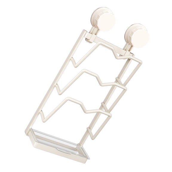 Wall Mounted Sturdy Plastic Wire Basket for Kitchen and Living Room Storage 3 Grids Organizers Solution Daily Use