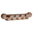 thumbnail image 1 of Wall-Mounted Suction Cup 4 Racks with 5 Hooks Mop Clip Broom Holder Storage Rack, 1 of 8