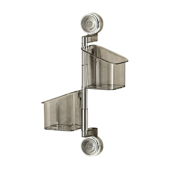 Wall Mounted Suction Cup Rotating Organizer Drill Suction Cup Storage Container Kitchen Food Storage For Home Shower Room Bathroom Kitchen