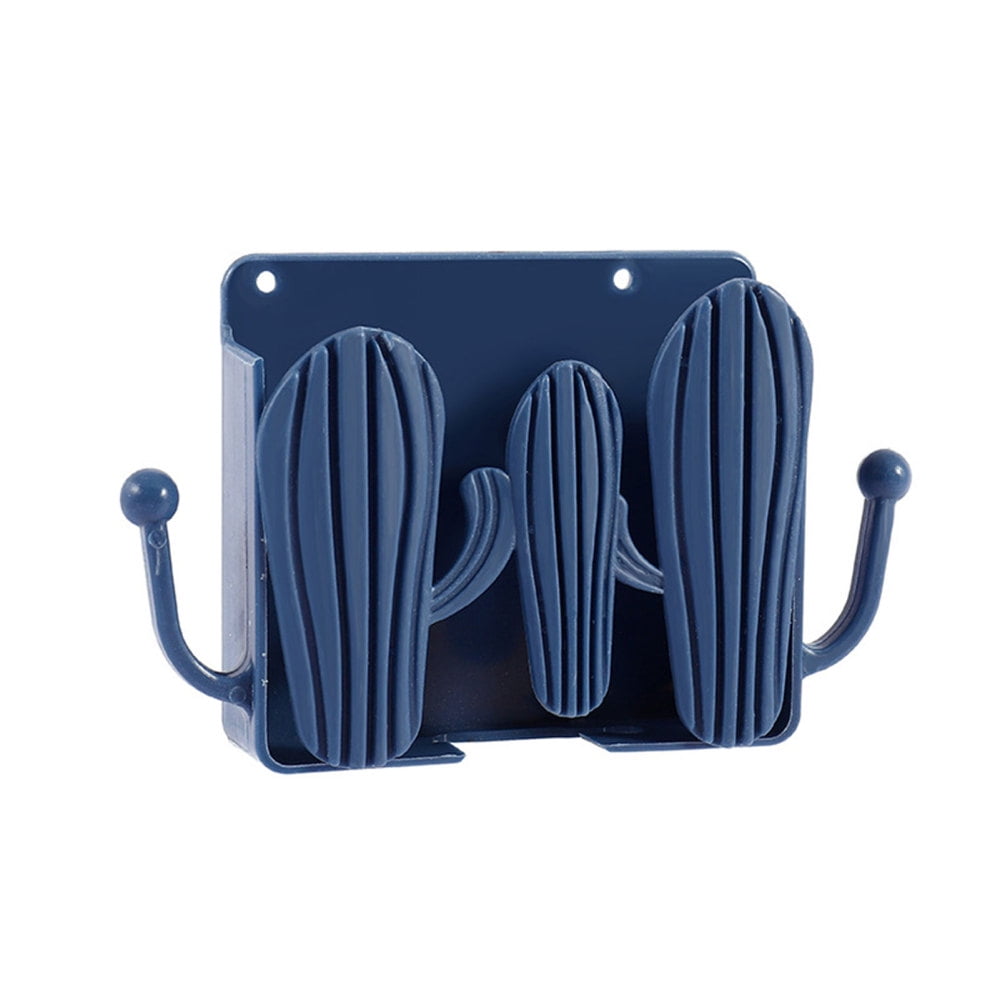 Wall Mounted TV Remote Organizer Decorative Cactus Shape Remote Holders