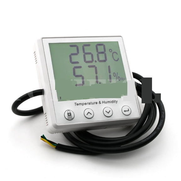 Wall Mounted Temperature And Humidity Collector For Laboratory Can Measure Dew Point Multifunctional Digital Display Large
