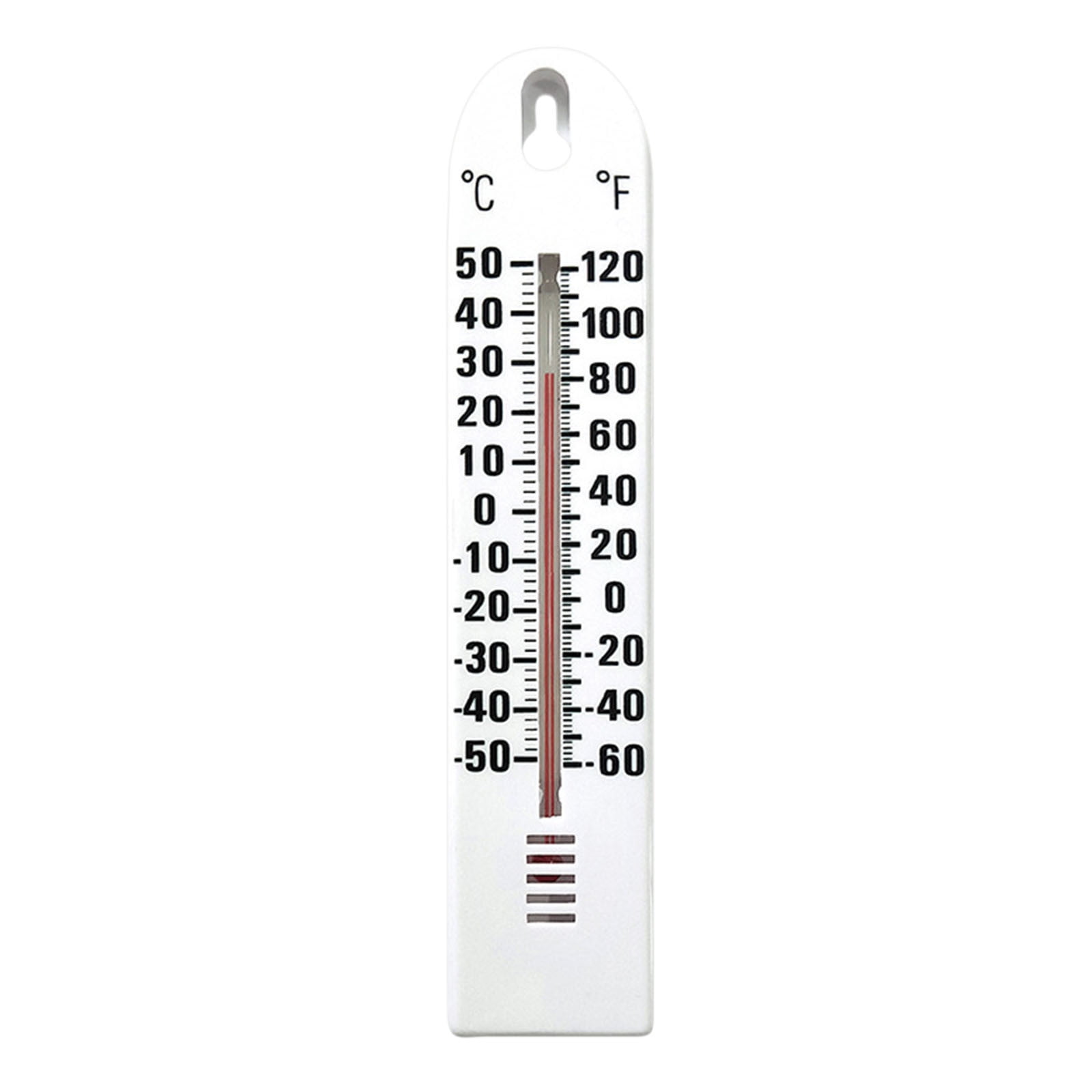 Wall Mounted Thermometer Battery-Free Dual Scale Indoor Outdoor ...