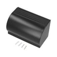 thumbnail image 1 of Wall Mounted Tissue Box Rectangular Aluminum Tissue Mobile Phone Holder for Bathroom, 1 of 8