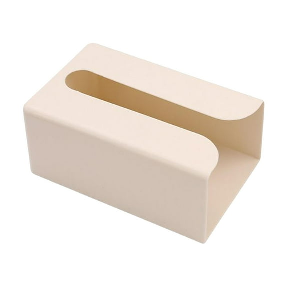 Wall Mounted Tissue Paper Organizer Horizontal or Vertical Napkin Holder Paper Facial Box for Room Hotel Beige