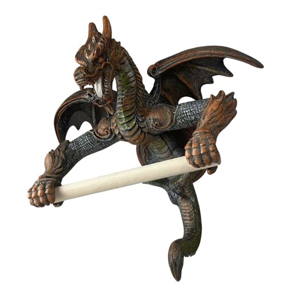 Wall Mounted Tissue Roll Holder Unique Dragon Toilet Paper Roll Holder