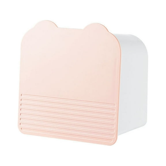 Wall Mounted Toilet Paper Holder Sanitary Napkin Disposal Unit and Cosmetic Organizer for Modern Bathroom Storage Solutions