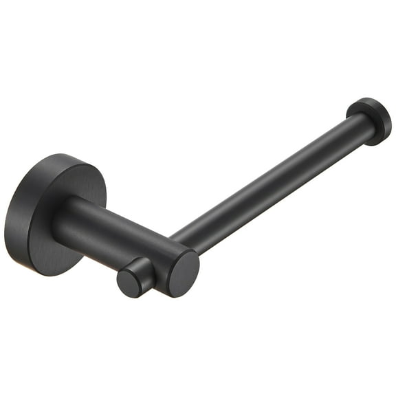 Wall Mounted Toilet Paper Holder,Thicken Toilet Roll Holder for Bathroom, Kitchen,Matte Black