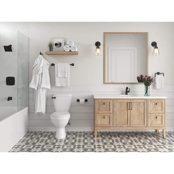 Wall-Mounted Toilet Paper Holder with Swivel Arm in Tuscan Bronze  for Bathroom