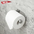 thumbnail image 1 of Wall Mounted Toilet Paper Holders, Stainless Steel Self Adhesive Toilet Roll Holders, No Drilling Tissue Holders Dispenser for Bathroom Kitchen Refrigerator, 1 of 6