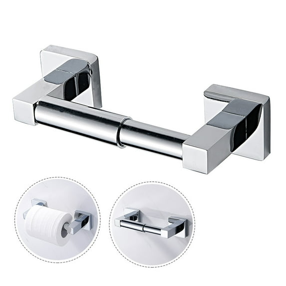 Wall Mounted Toilet Tissue Holder,Chrome-Plated Stainless Steel Toilet Paper Holder/Roller,Toilet Paper Holder Wall Mount Bathroom Tissue Paper Roll Holders