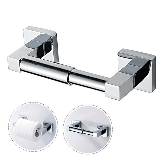 Wall Mounted Toilet Tissue Holder,Chrome-Plated Stainless Steel Toilet Paper Holder/Roller,Toilet Paper Holder Wall Mount Bathroom Tissue Paper Roll Holders