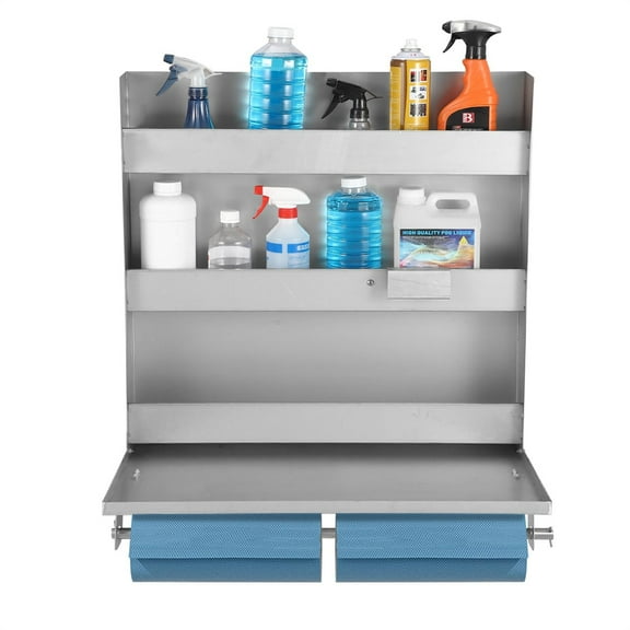 Wall Mounted Tool Tray, Storage Trailer Tool Cabinets, Small Wall Mounted Steel Cabinets Adjustable Shelves, for garages, Tool Rooms, Toilets, etc