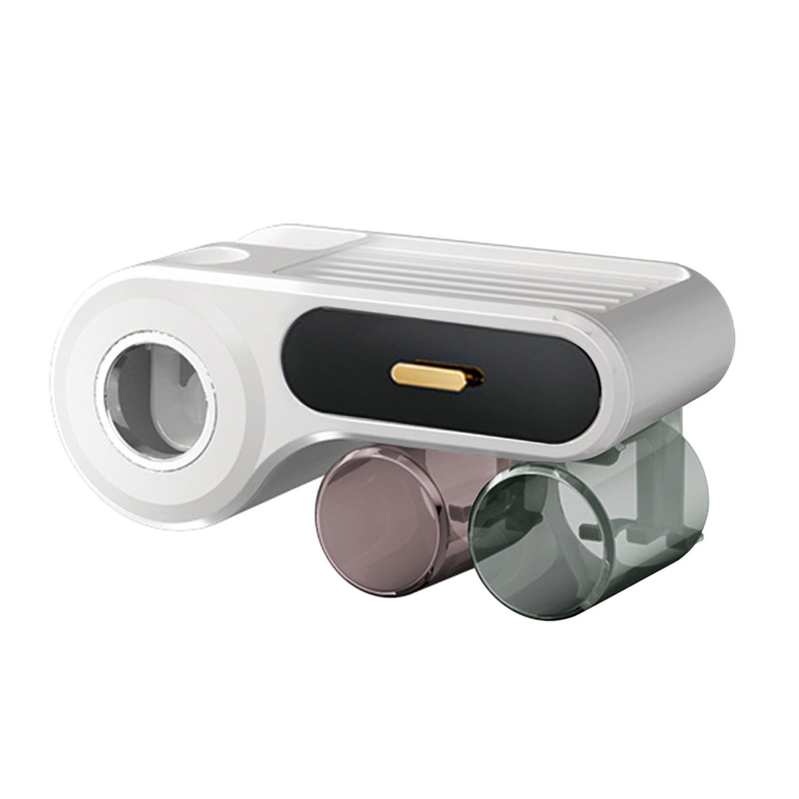 Wall Mounted Toothbrush For Bathroom, Automatic Toothpaste Dispenser