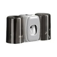 thumbnail image 1 of Wall Mounted Toothbrush Holder with Automatic Toothpaste Dispenser - Adhesive Bathroom Organizer Set Includes 2 Cups, Family Toothbrush Storage, Modern Grey Bathroom Decor, 1 of 6