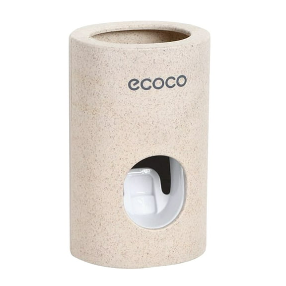 Wall Mounted Toothpaste Dispenser & Automatic Toothbrush Holder