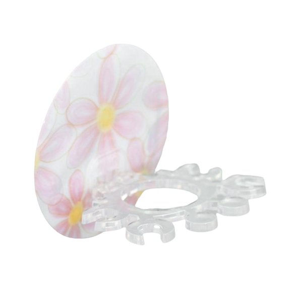 Wall Mounted Toothpaste Toothbrush Holder Rack Storage Shelf Bathroom Multi Slot flower