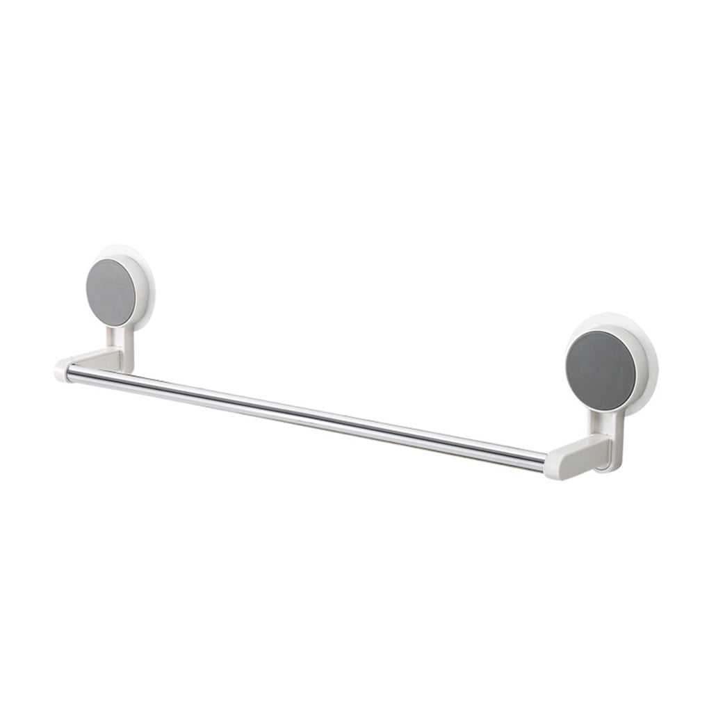 Wall Mounted Towel Rack Single Bar Washcloth Holder Household Hotel Kitchen Shower Towels Punch Free Suction Cup Shelf Walmart