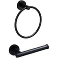 thumbnail image 1 of Wall Mounted Towel Ring and Toilet Paper Holder Set, 304 Stainless Steel, 2 Set Bathroom Hardware Accessories for Bathroom, Kitchen, 1 of 10