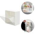 thumbnail image 1 of Wall Mounted Transparent Acrylic Clamshell Storage Box, Adhesive Small Storage Box for Household Organization - Easy to Install, 1 of 8