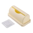 thumbnail image 1 of Wall-Mounted Trash Bag Dispenser | Garbage Bag Roll Holder | Organizer for Small Bin Liners & Kitchen Bags | Sturdy Plastic Storage Box, 1 of 8