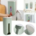 thumbnail image 1 of Wall Mounted Trash Bag Dispenser Organizer - Plastic Box Wall Mounted & Portable, Roll Holder Under Sink Inside The Cabinet, Plastic Bag Container, Garbage Bag Storage Holders for Kitchen, 1 of 9