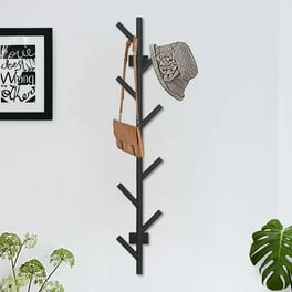 Lavish Home Sleek Twist Coat Rack for Jackets Coats and Purses Silver Walmart