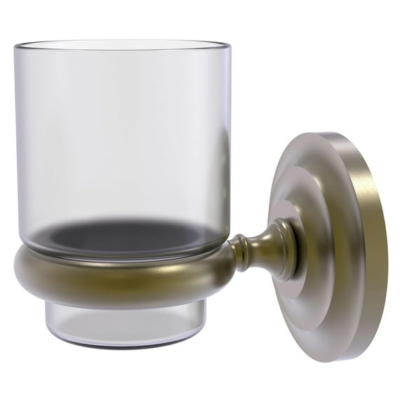 Wall Mounted Tumbler Holder - Antique Brass