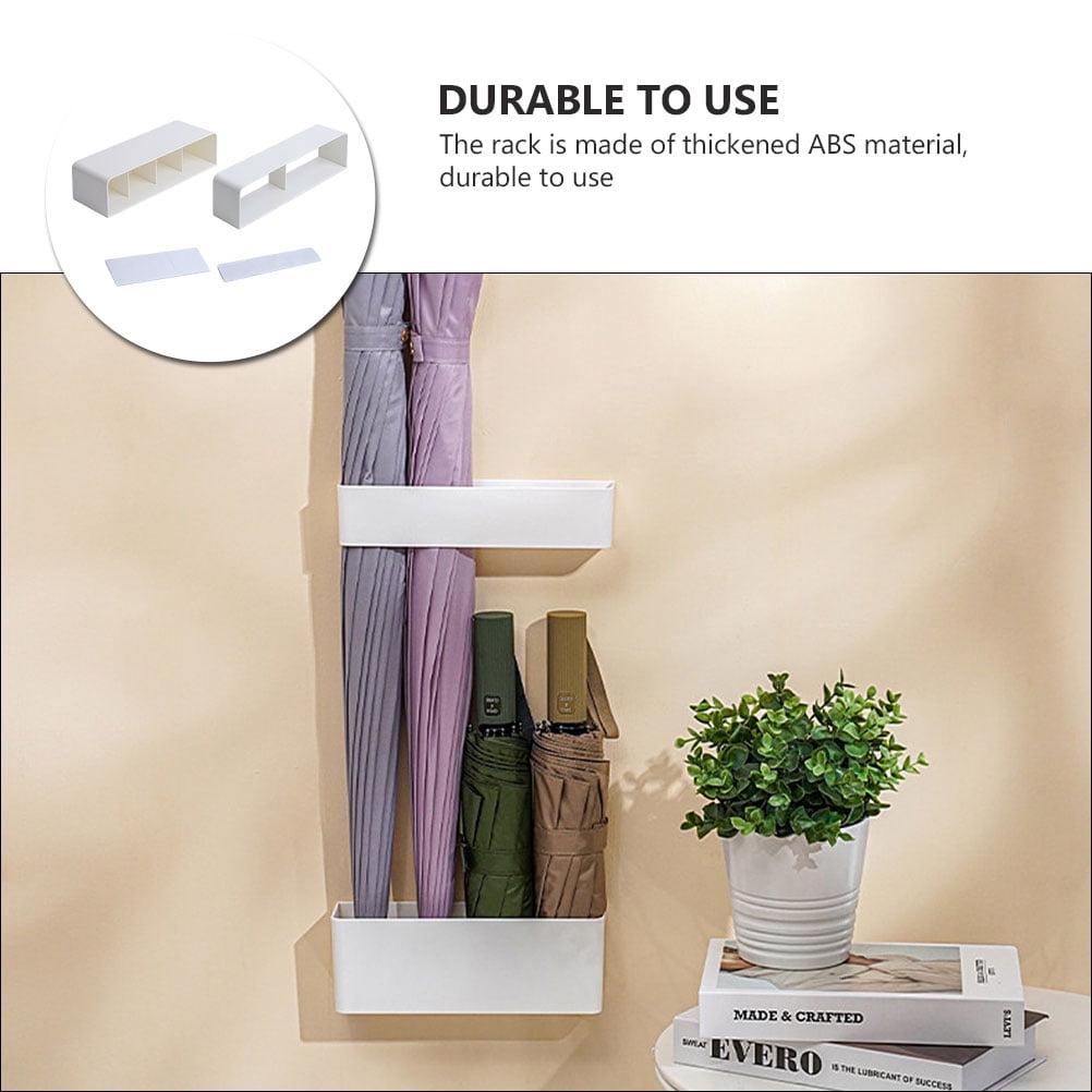 Wall Mounted Umbrella Rack Umbrella Holder Portable Adhesive Storage Rack